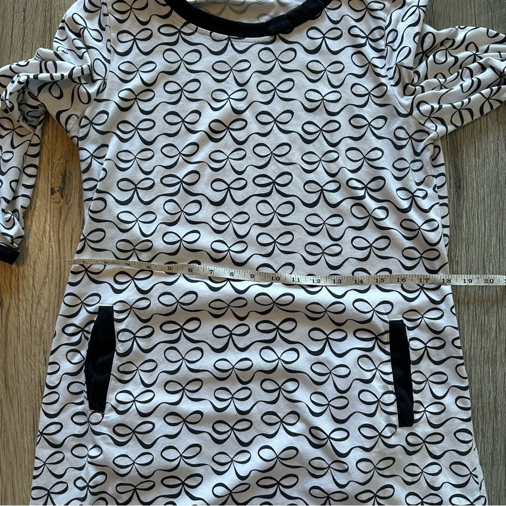 kate spade Black & White Bow-Print Nightshirt - Picture 7 of 11
